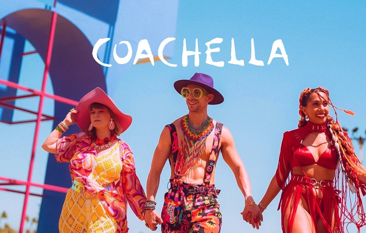 Coachella's VIP area with influencers