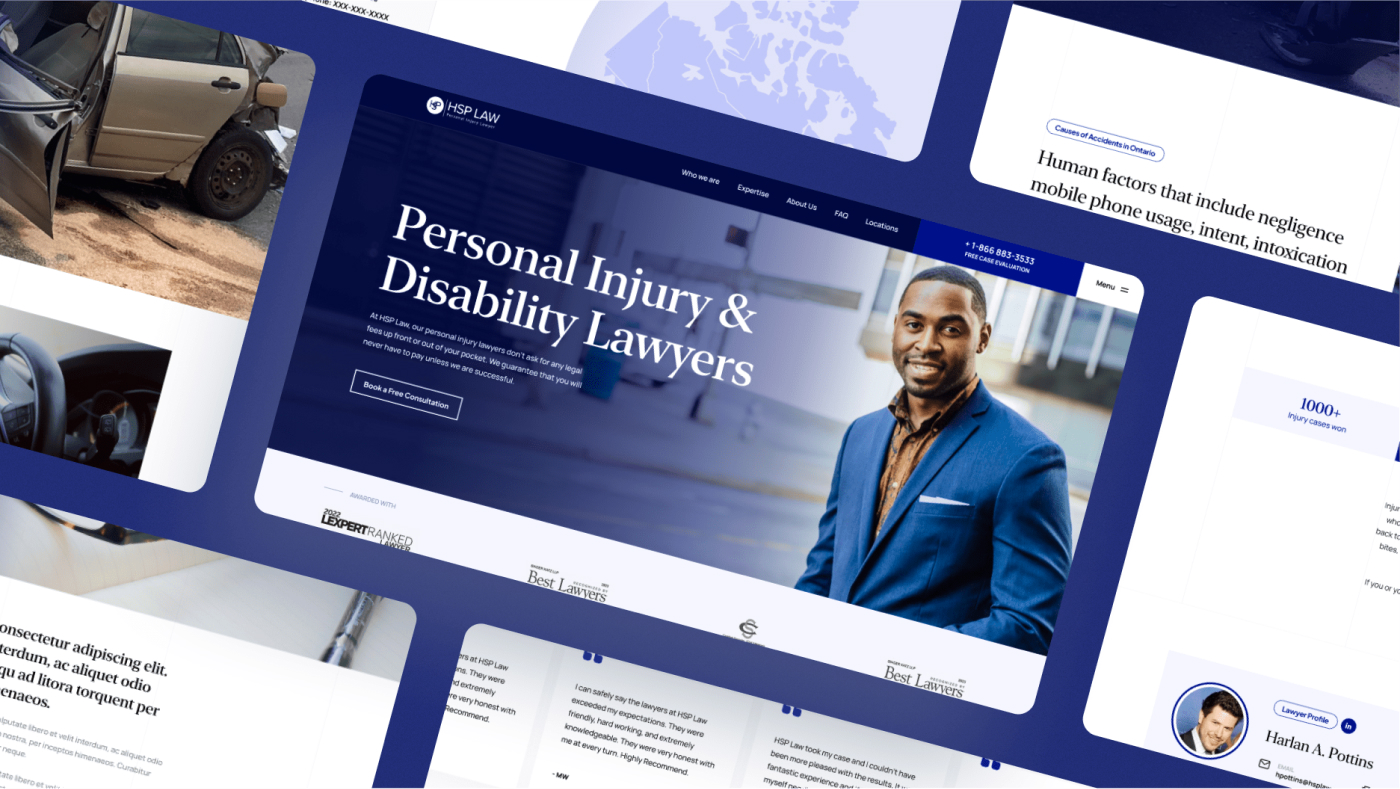 Discover HSP Law's Cutting-Edge Corporate Image: A Brand Vision Marketing Case Study.