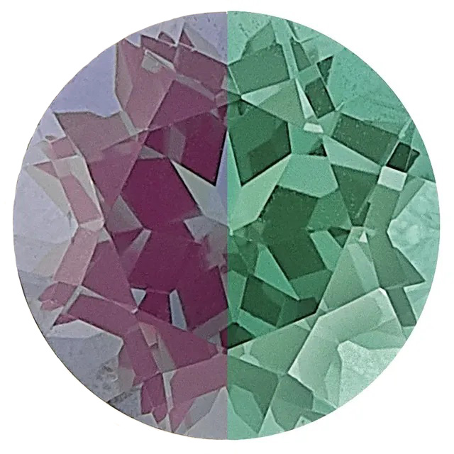 lab created round alexandrite gemstone