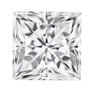 square cut moissanite