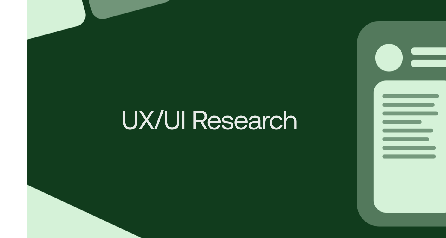 UX/UI Research for website design