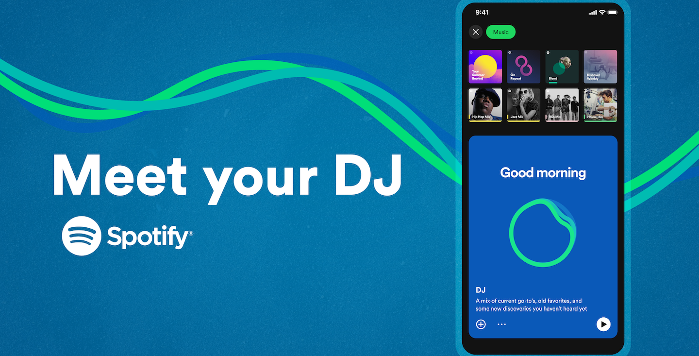 The new Spotify AI-DJ.